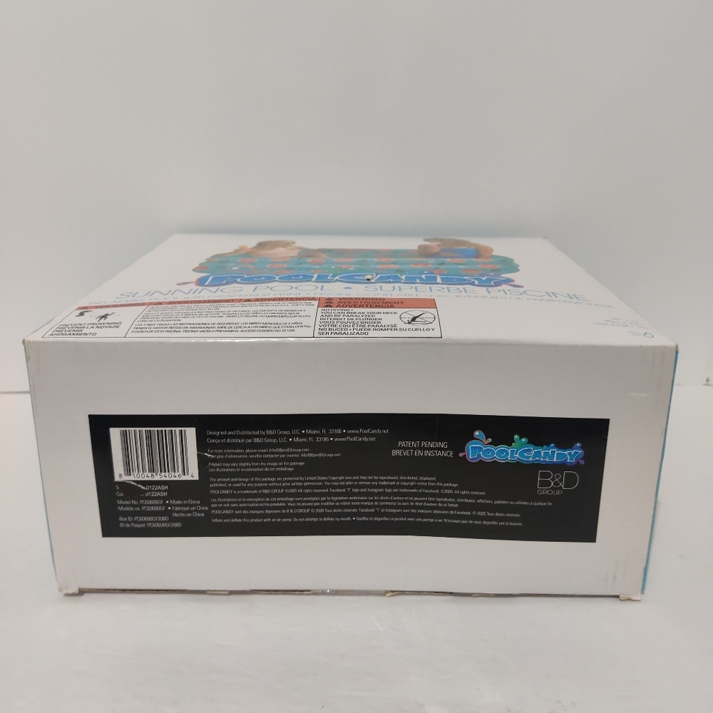 PoolCandy Inflatable Grapefruit Sunning Pool New In The Box - Picture 5 of 6